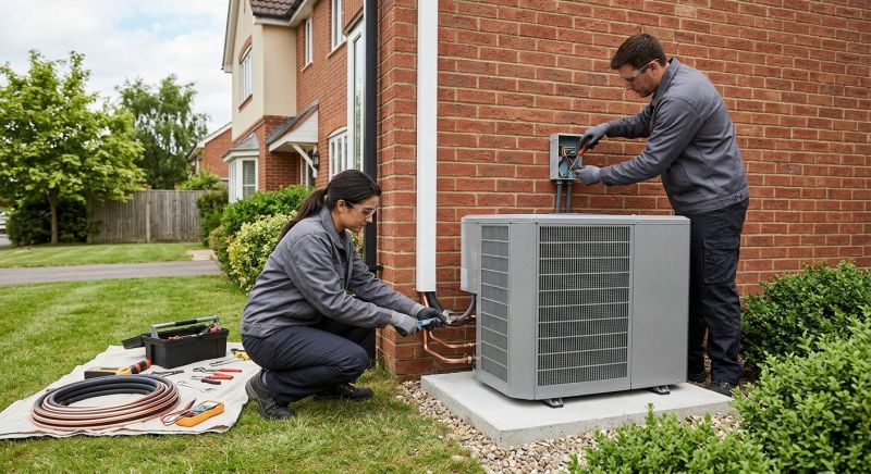 Heat Pump Installation project example